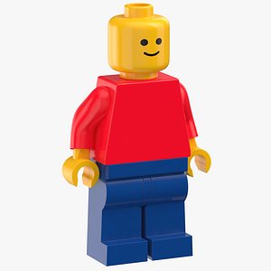 3D lego woman generic person