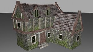 medieval house 3d ma