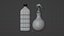 Botellas de PET modelo 3d