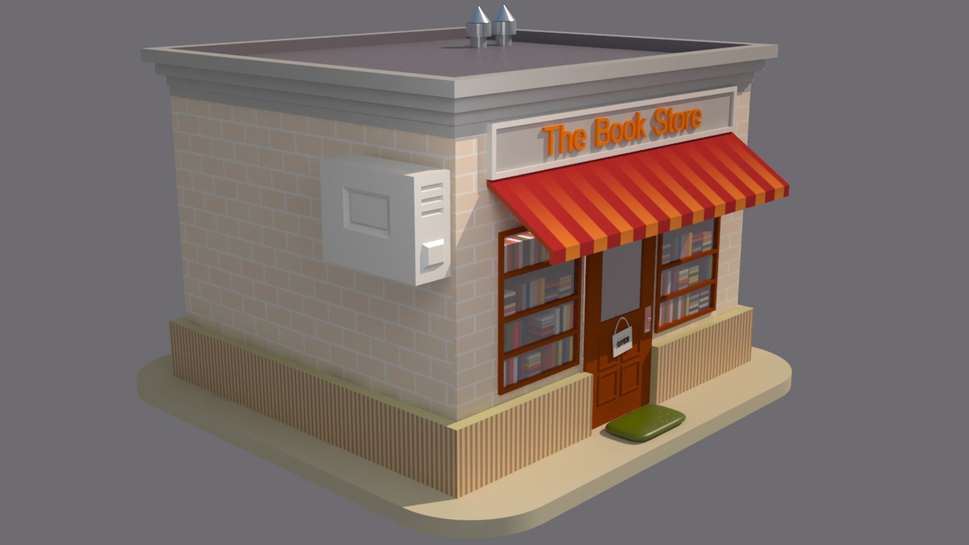 Store v18 3D model - TurboSquid 1244579