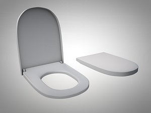 3d model toilet seat