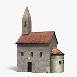 3d model church slovakia nitra