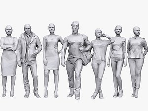 Lowpoly People Casual Pack Vol.13