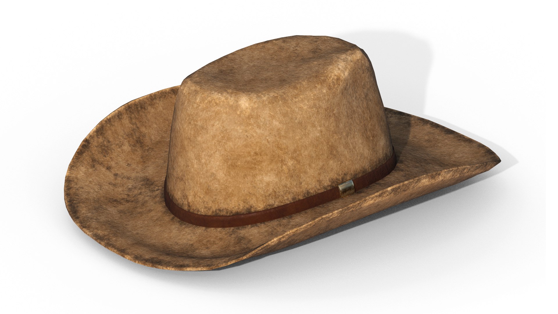 3D Realistic Cowboy Hat - TurboSquid 1665154