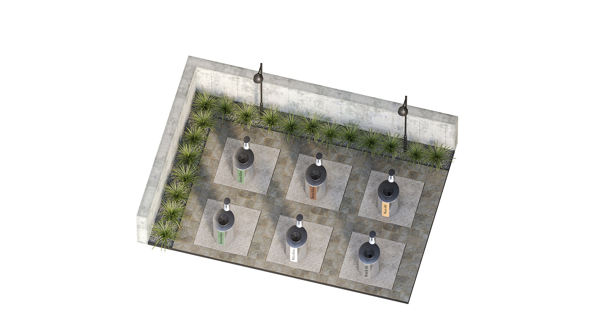 3D Waste Separation Area https://p.turbosquid.com/ts-thumb/0y/Qna6kD/Hy/untitled5/jpg/1769075830/1920x1080/fit_q87/937a210cb179e7c1c5df26a6f300f3cdca045b71/untitled5.jpg