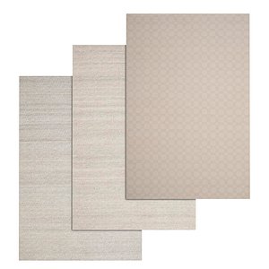 3D model set rugs