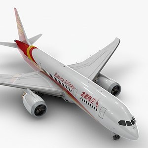 787 dreamliner suparna airlines 3D