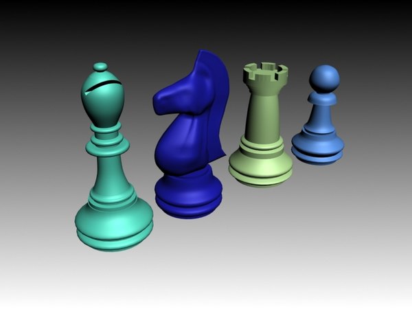 Bishop Chess Game Piece - Bispo Jogo de Xadrez 3D model
