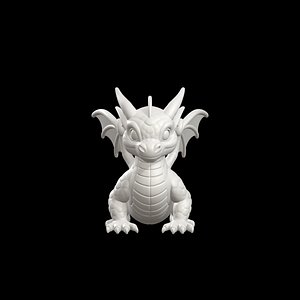 Baby Dragon Fidget 3D Print Model Articulated Toy