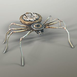 Steampunk Spider Robot