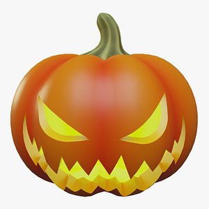 Halloween Pumpkin Jack O Lantern model