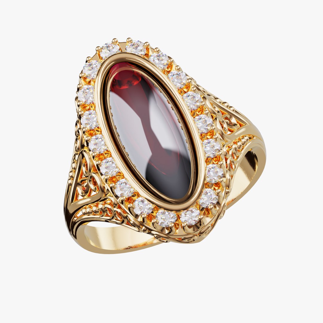3d royal ring