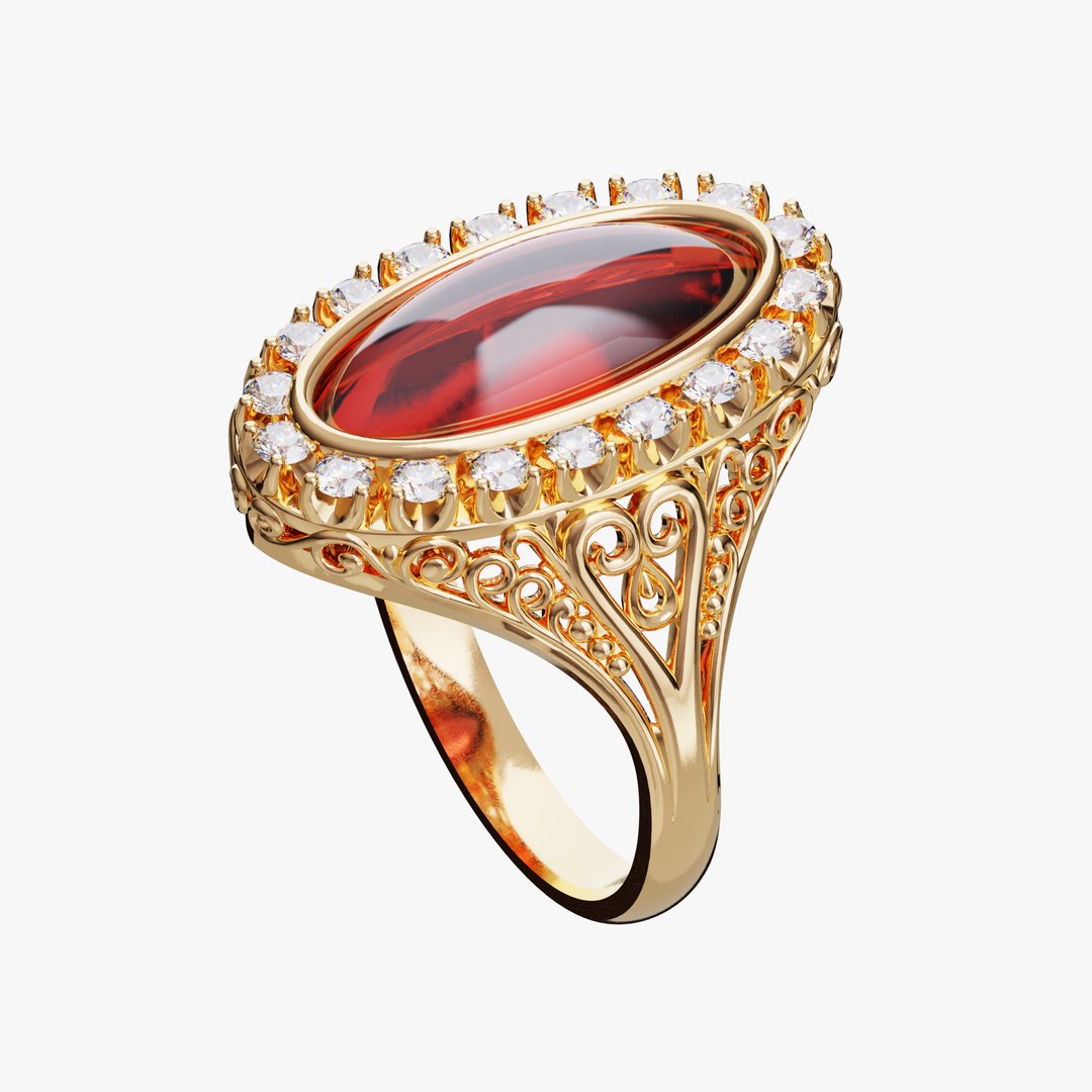 3d royal ring