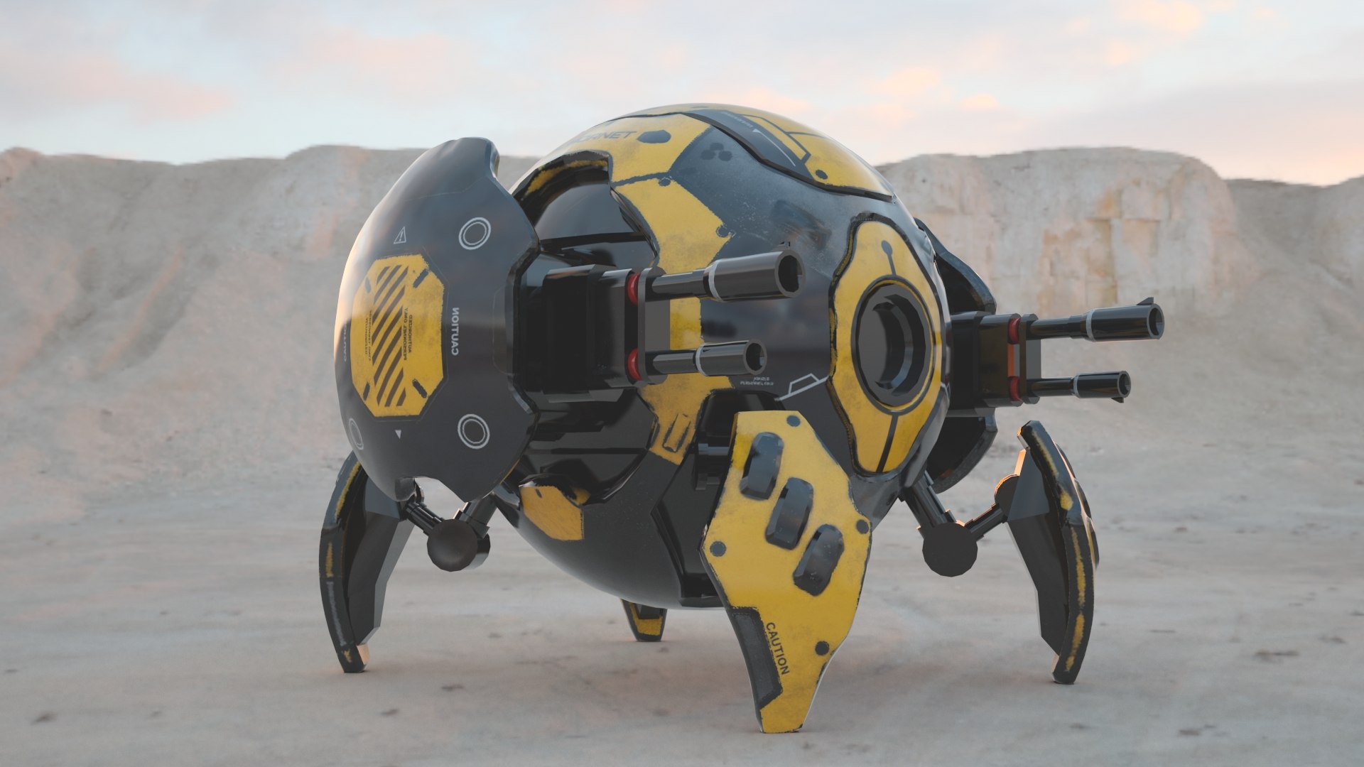 Robot Ball Modelo 3D TurboSquid 1648447