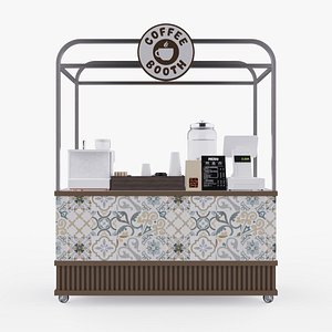 Coffee Booth 1 3D model