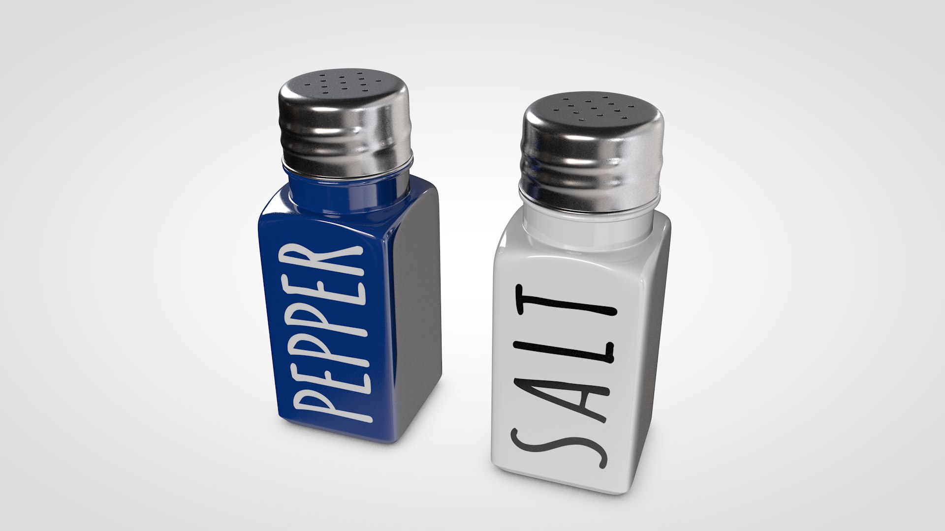 modelo 3d Salt and Pepper Shakers - TurboSquid 2031859