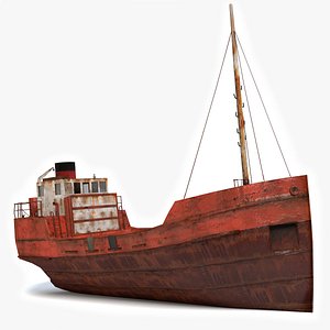 Rusty Cargo Ship