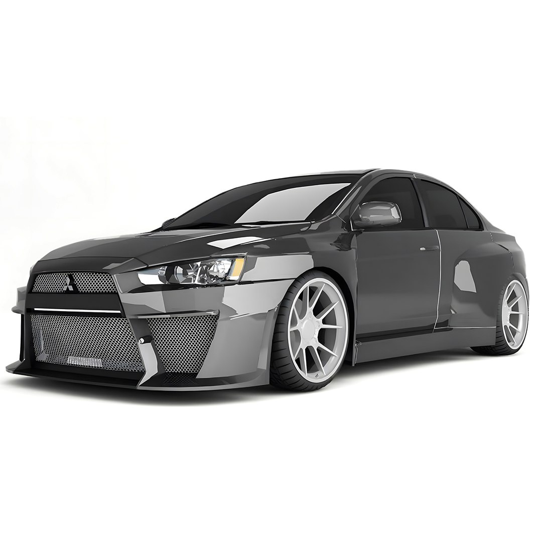 Mitsubishi Lancer Evolution EVO X 3D Model - TurboSquid 2420847