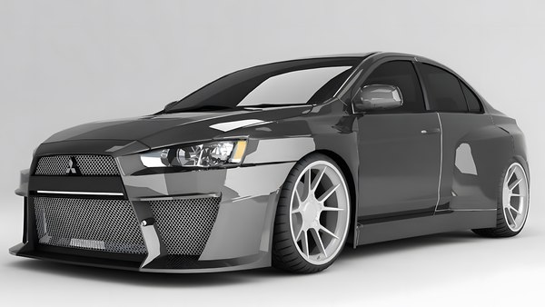 modelo 3d Mitsubishi Lancer Evolution EVO X - TurboSquid 2420847