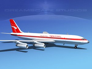 3d 707-320 airlines boeing 707