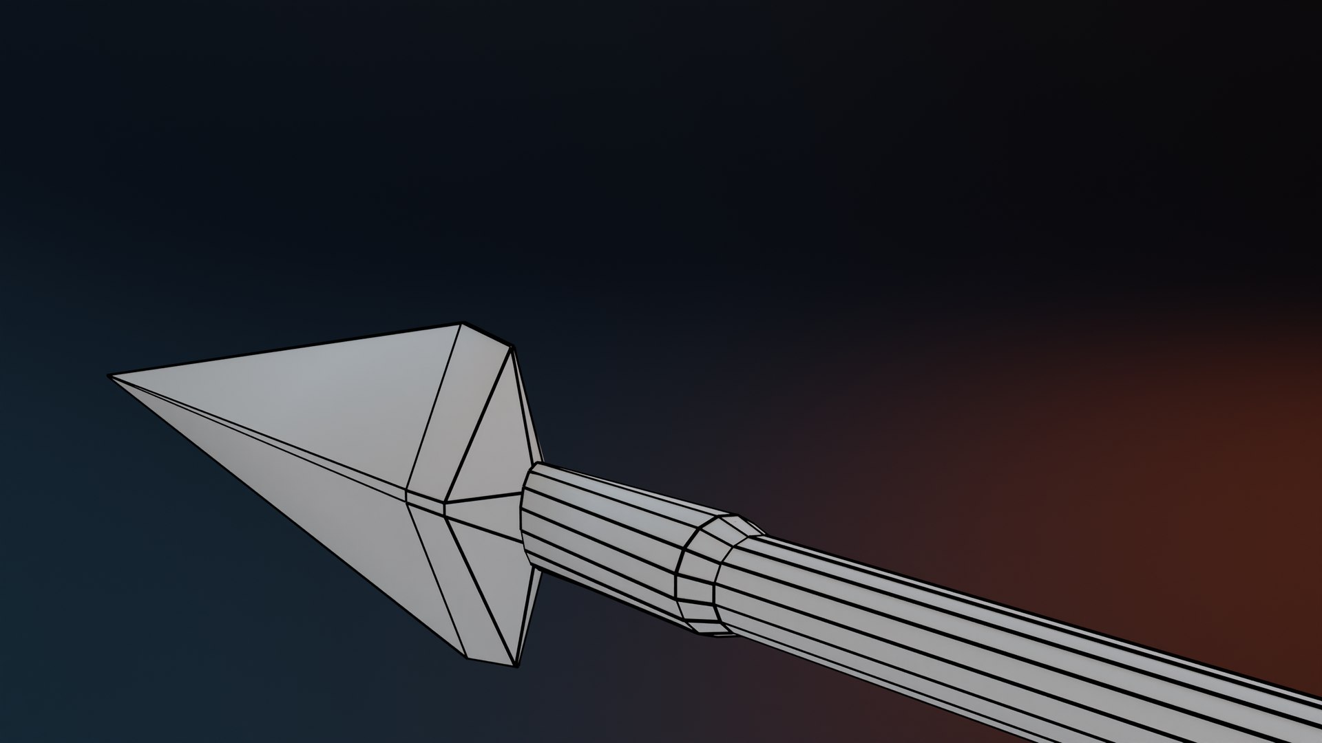 3D Spear Low Poly Model - TurboSquid 2142478