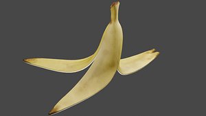 3D Banana peel