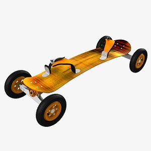 3d model mountainboard mountain board