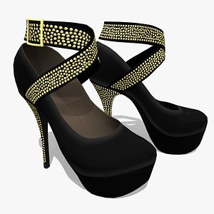 Ankle Strap High Heel Shoes V2 model