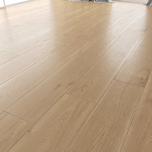 wood floor oak natural 3D model