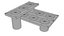 BLOK Low wooden coffee table