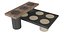 BLOK Low wooden coffee table