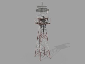airport radar tower model
