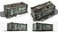 3d ruined building damaged collections model