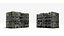 3d ruined building damaged collections model