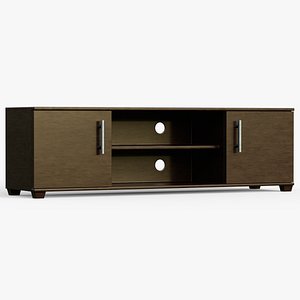 TV stand 02 game ready asset 3D