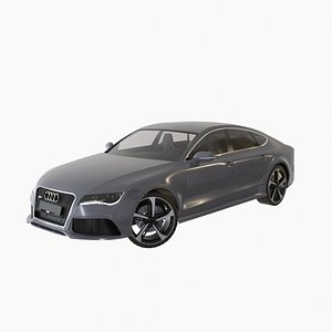 Audi-RS7-Grey 3D