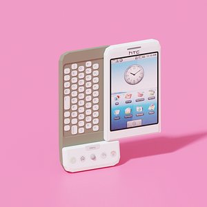 3D htc dream mobile phone