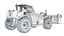Hydraulic Telehandler Forklift
