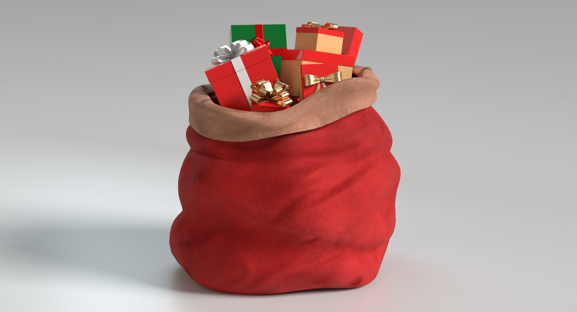 Santa S Bag 3D - TurboSquid 1338712