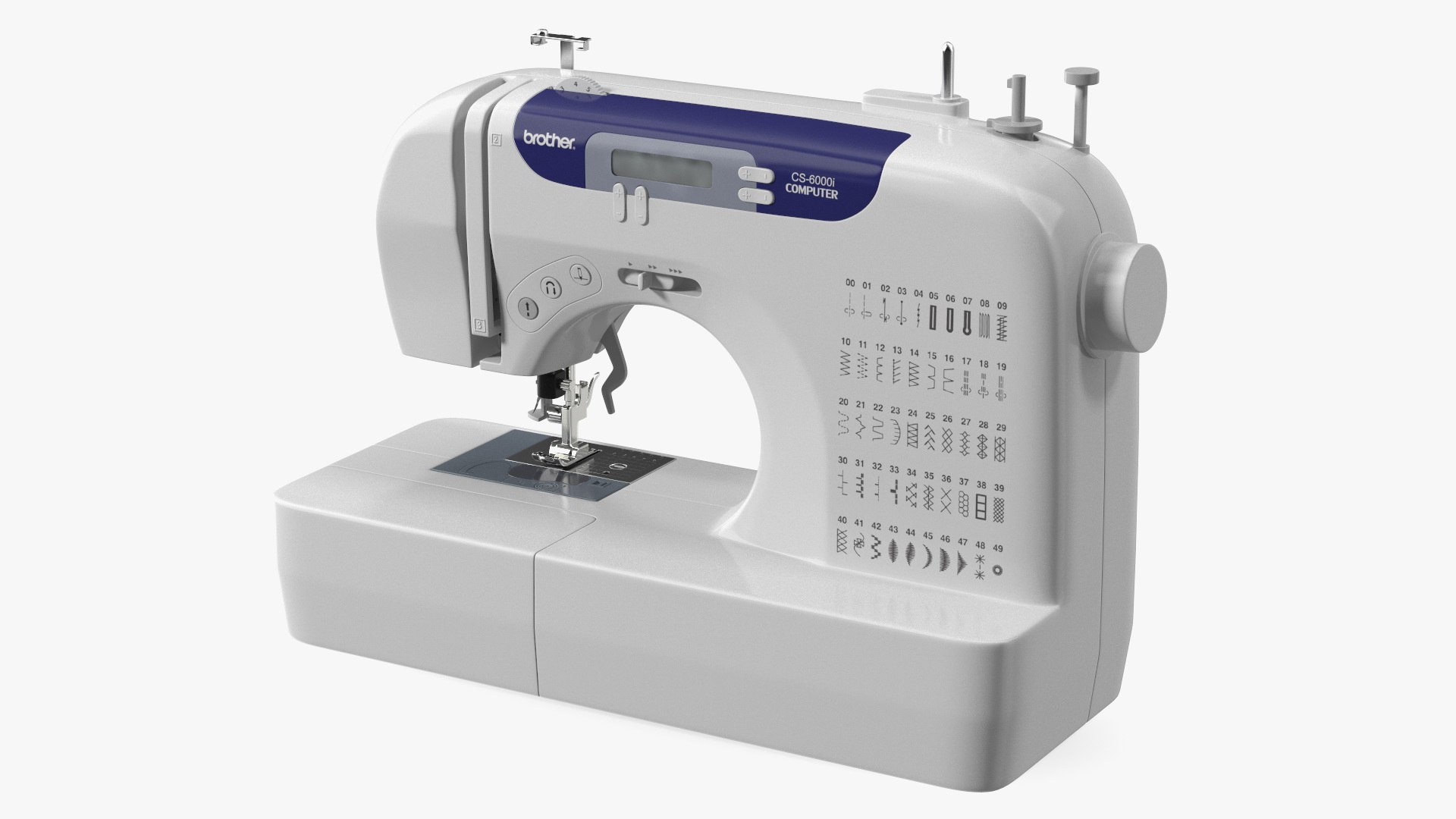 Brother CS6000i Sewing Machine 3D model preview