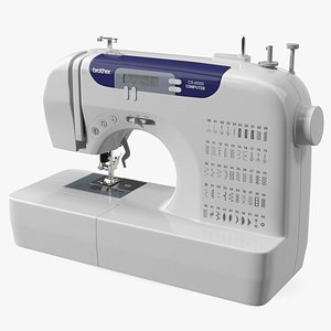 3D Brother CS6000i Sewing Machine model