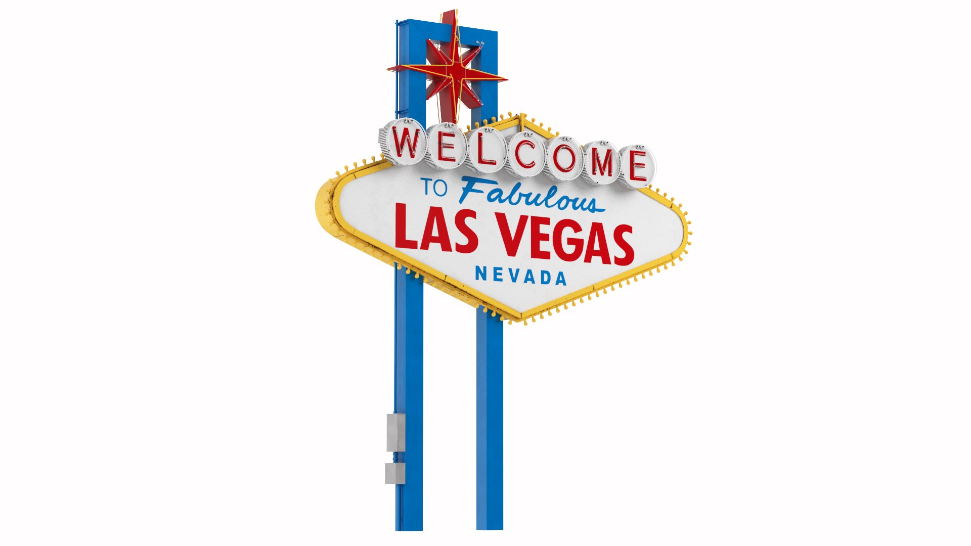 Welcome to Fabulous Las Vegas Sign 3D model preview
