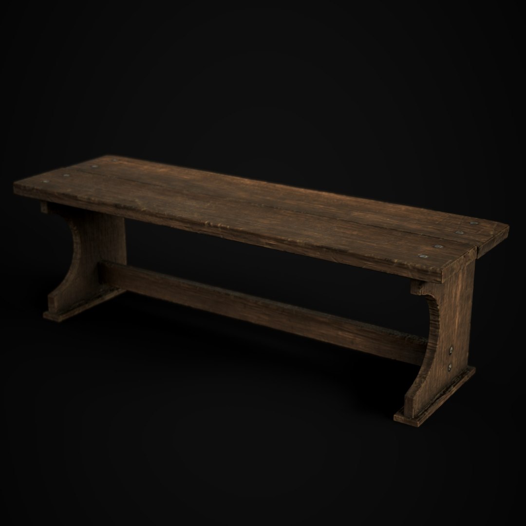 3D Ready Medieval Dining Table - TurboSquid 1405115