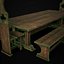 3D ready medieval dining table