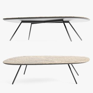 tweet coffee table ceramic 3D model