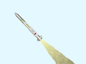 3d rim-66 missile standard model