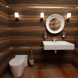 3ds max bathroom interior