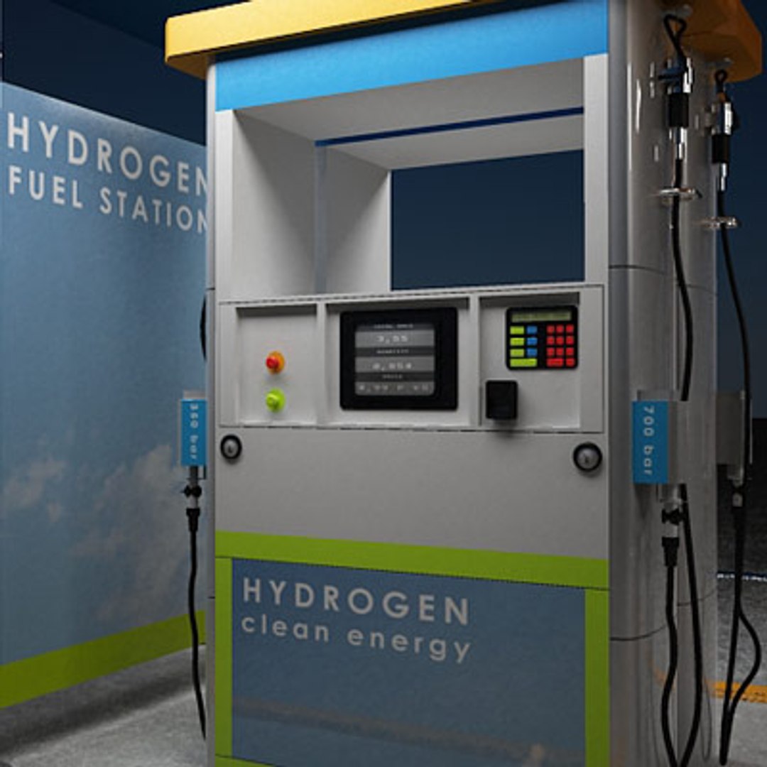 Station Hydrogen 3d Model