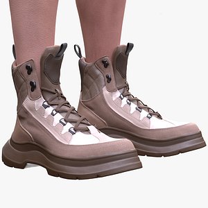 Boots 2 - Male Female - Rigged Humanoid Skeleton