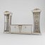 Showcase and cupboard "Gotha"